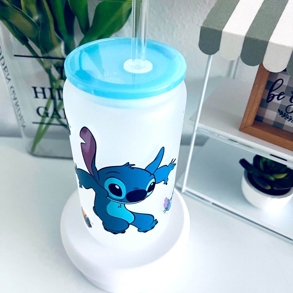 Stitch Glass Cup 16 oz
